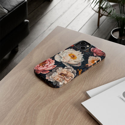 Floral Phone Case, Tough Phone Cover, Flower Design, Unique Gift for Her, Trendy Accessory, Spring Decor