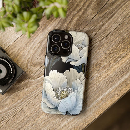Floral Phone Case, Tough Cases for Women, Stylish Phone Cover, Floral Design Phone Protector, Nature Inspired Tech Accessories
