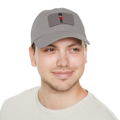 Make a Bold Statement with This Unique Dad Hat Featuring a Stylish Leather Patch