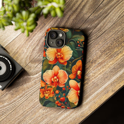 Floral Phone Case - Tough Cases, Protective Cover, Gift for Her, Smartphone Accessory, Floral Design, Nature-Inspired