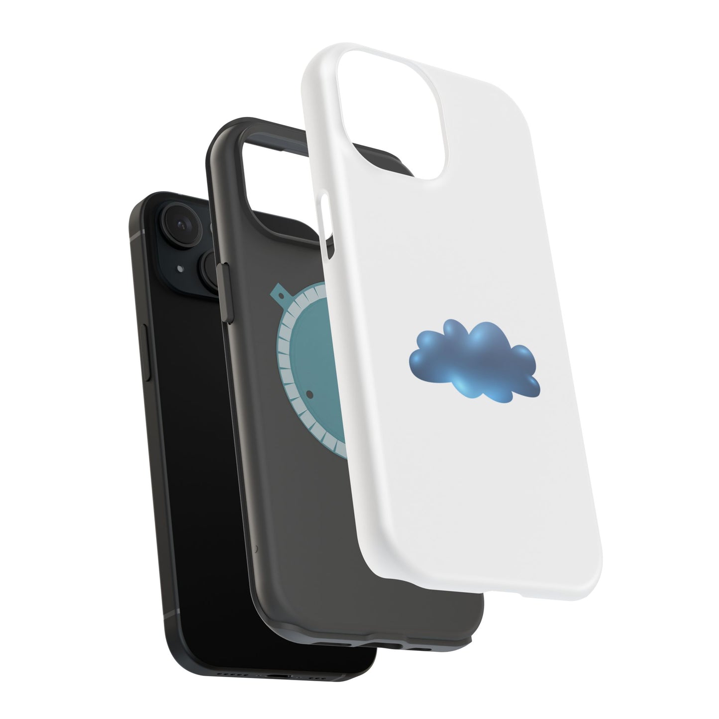 Cloud Design Magnetic Phone Cases, Unique Phone Protection, Cute Gift for Tech Lovers, Customizable Designs, Trendy Accessories