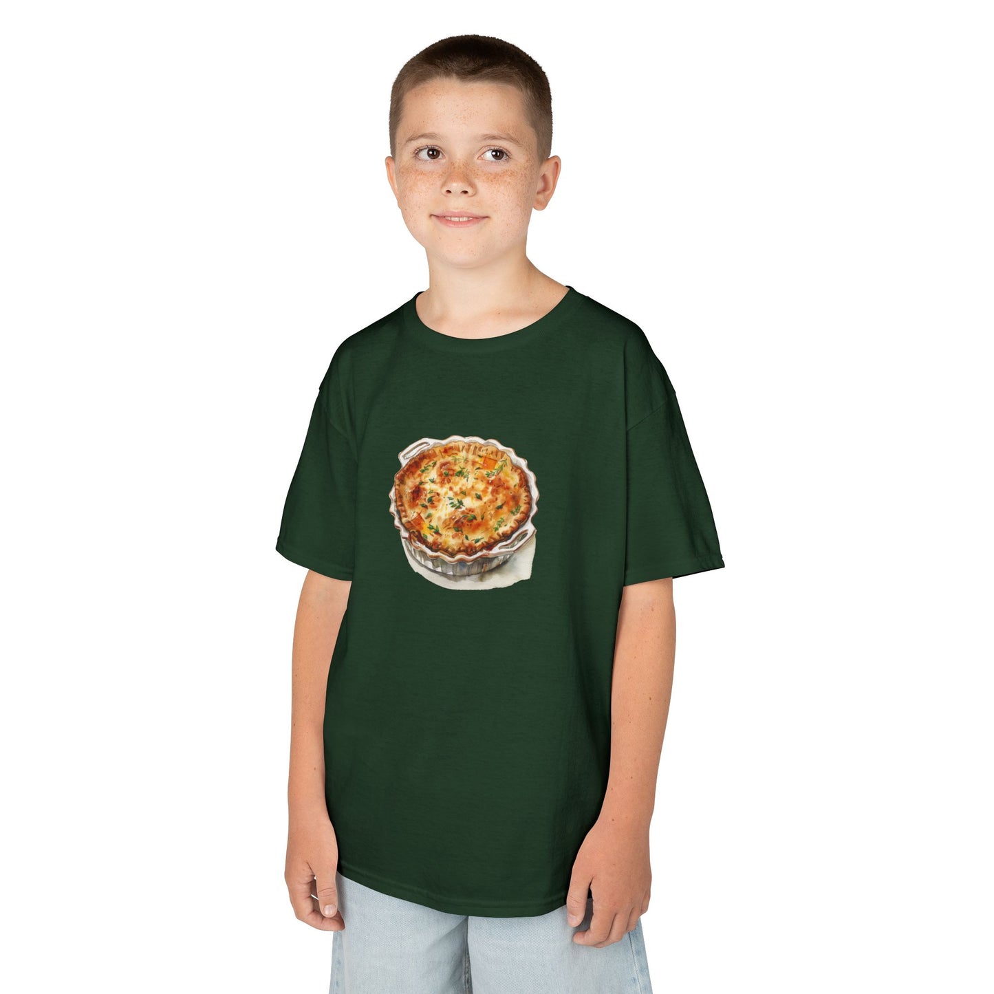 Kids Tee - Artistic Food-Themed Painting for Home Decor -  Fun Heavy Cotton T-Shirt for Young Foodies