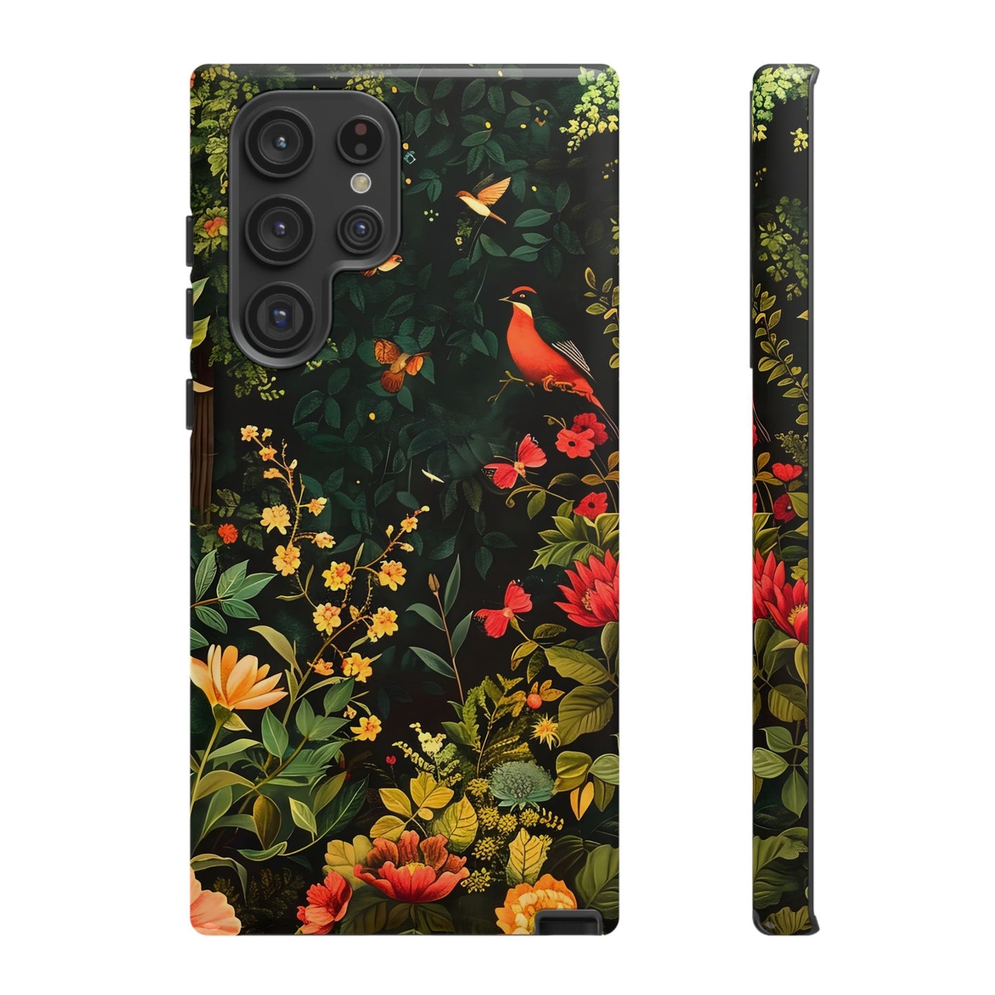 Floral Tough Phone Case, Nature-Inspired Design, Ideal for Garden Lovers, Gift for Birthdays, Christmas, Eco-Friendly Accessory