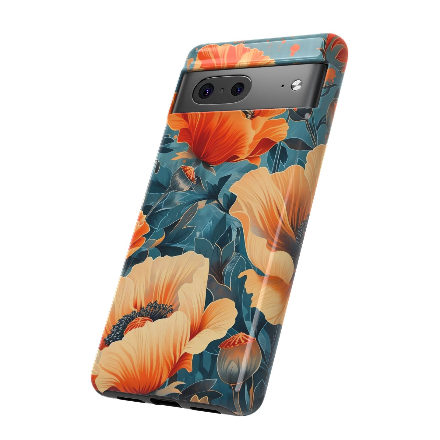 Floral Phone Case, Tough Cases for Protection and Style, Spring Aesthetic, Gift for Her, Phone Accessory for Nature Lovers