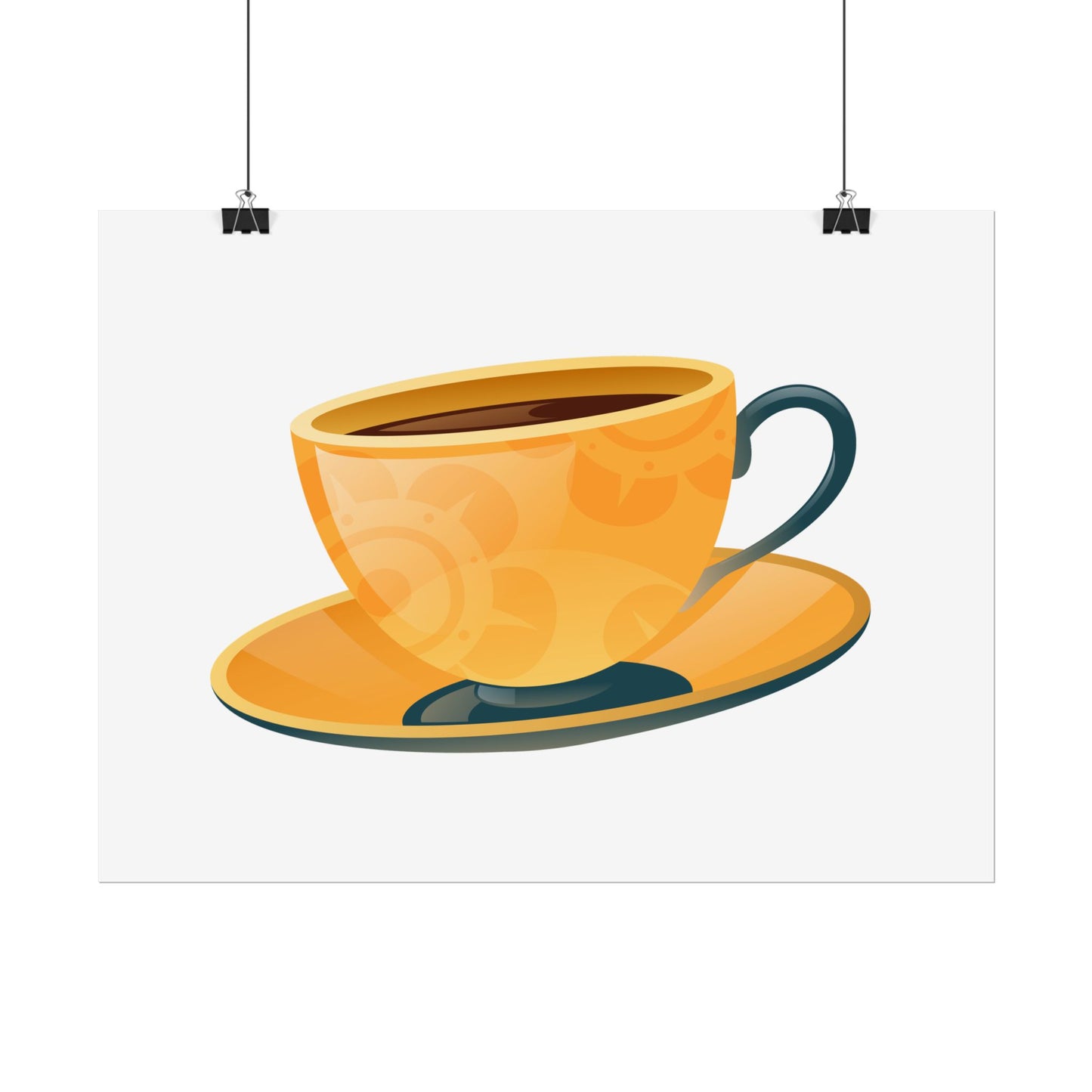 Coffee Lovers Rolled Posters, Cute Coffee Art, Kitchen Decor, Coffee Shop Print, Gift for Coffee Enthusiasts