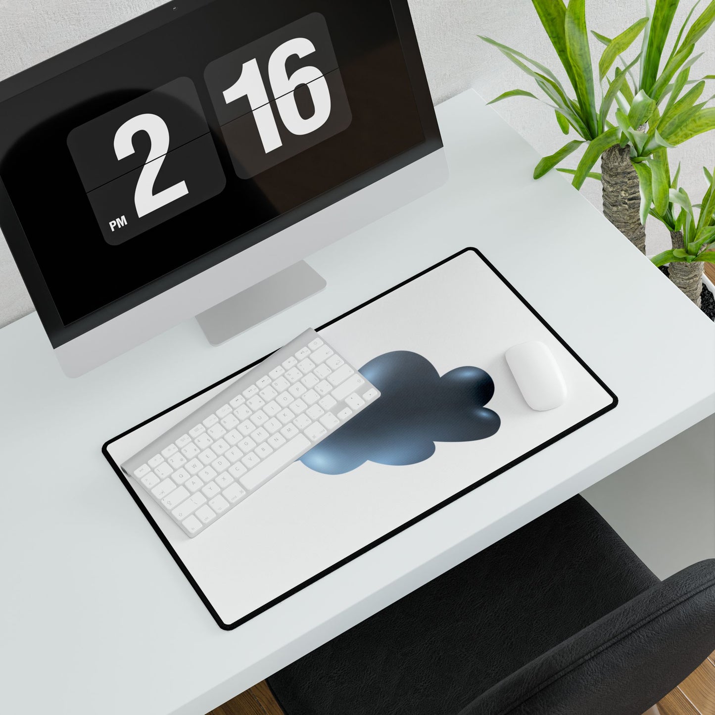 Minimalist Cloud Desk Mat | Modern Office Decor, Workspace Accessory, Desk Pad, Gift for Home Office, Aesthetic Office Supplies