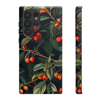 Tough Cases, Floral Phone Case, Nature-Inspired Tech, Unique Gift, Phone Accessory, Botanical Design, Fall Vibes