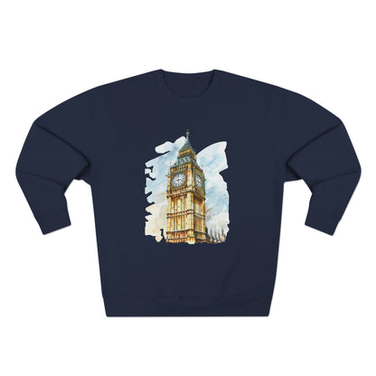 Unisex Crewneck Sweatshirt - Iconic Big Ben Clock Tower