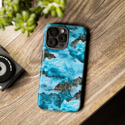 Mountain Wave Phone Case - Adventure Gear, Outdoor Gifts, Stylish Cases, Trendy Accessories, Nature Lovers