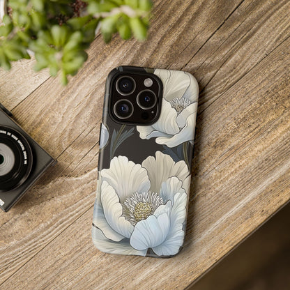 Floral Phone Case, Tough Cases for Women, Stylish Phone Cover, Floral Design Phone Protector, Nature Inspired Tech Accessories