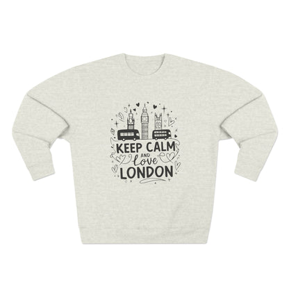 Unisex Crewneck Sweatshirt -  Keep calm and love London