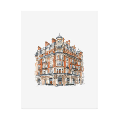 Elegant Architectural Rolled Posters, Art Prints for Home Decor, Gift for Housewarming, Wall Art for Living Room, Unique Art Decor