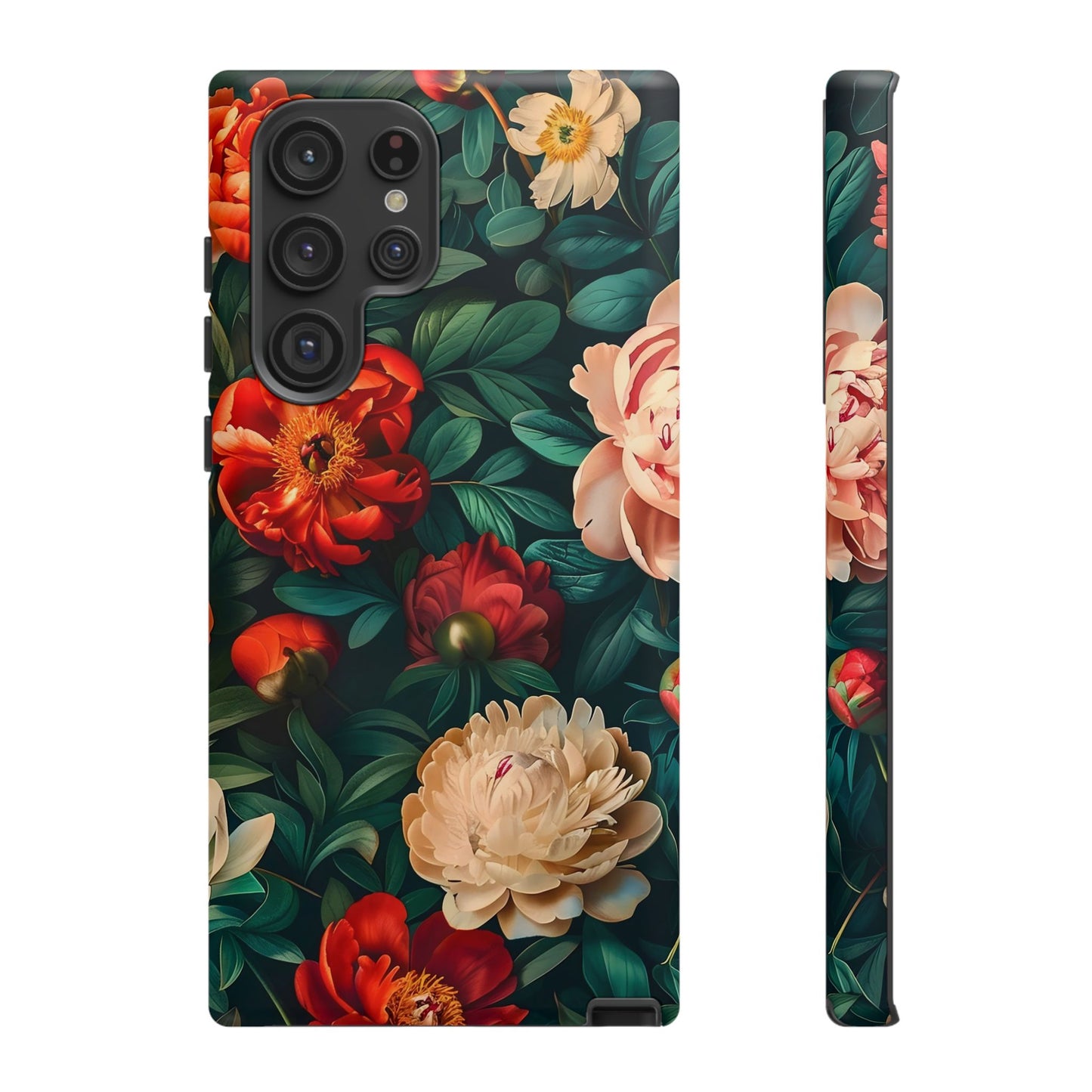 Floral Phone Case - Tough Cases, Vibrant Protection, Gift for Her, Cute Floral Design, Trendy Accessory, Perfect for Spring