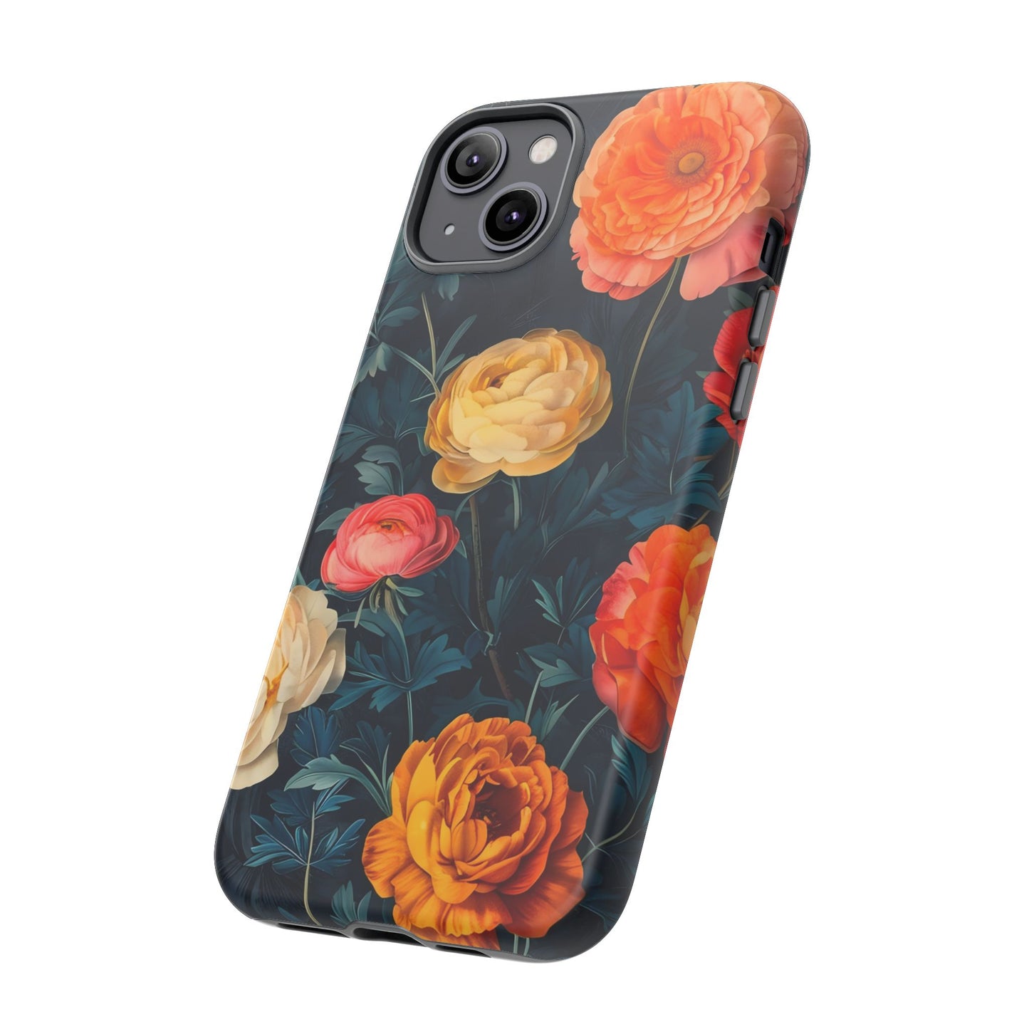 Floral Phone Case - Tough Cases, Stylish Protection, Gift for Flower Lovers, Customizable Cover, Floral Design Mobile Accessory