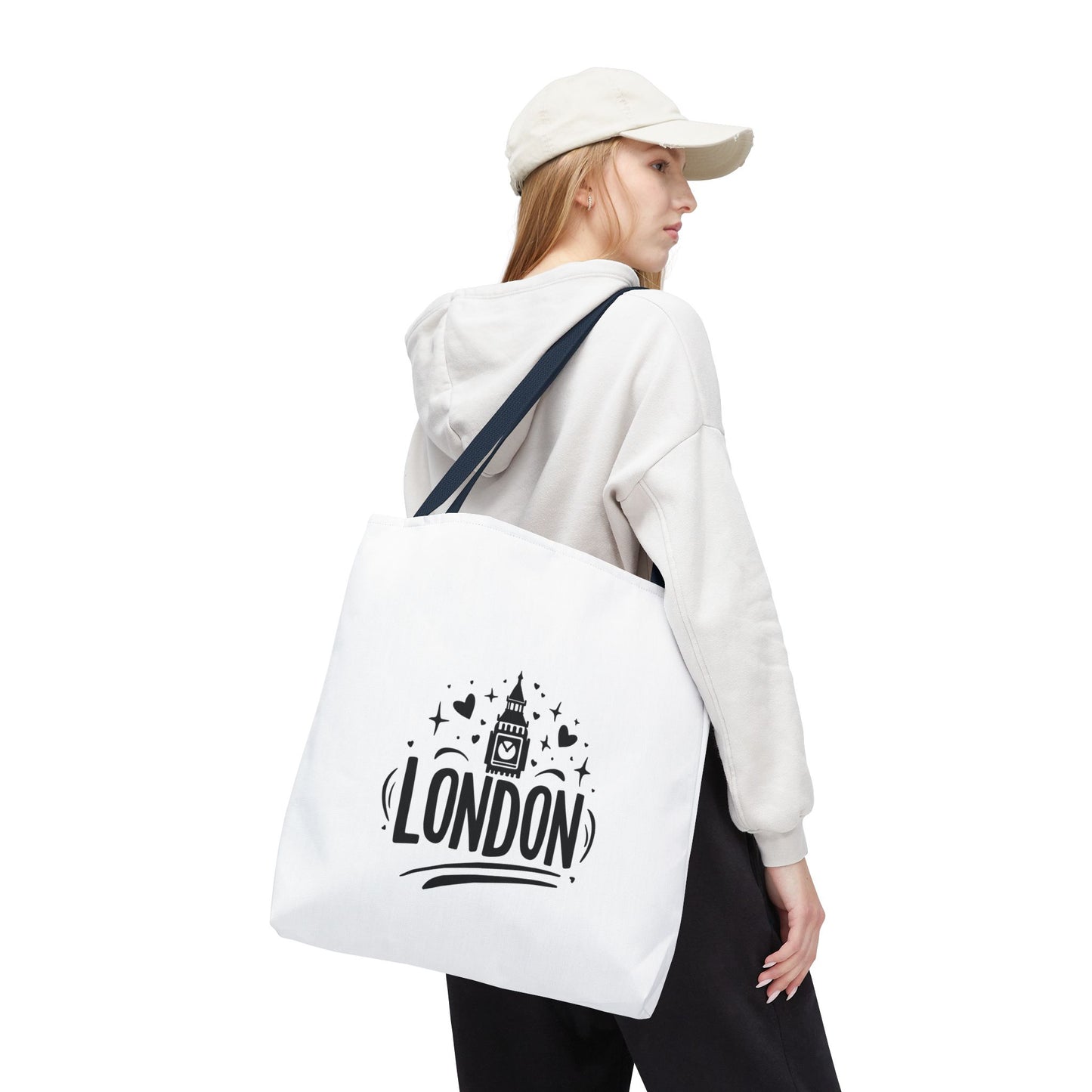 London-Themed Tote Bag | Stylish, Unique Bag for Travelers, Beach, Shopping, Gifts, or Everyday Use