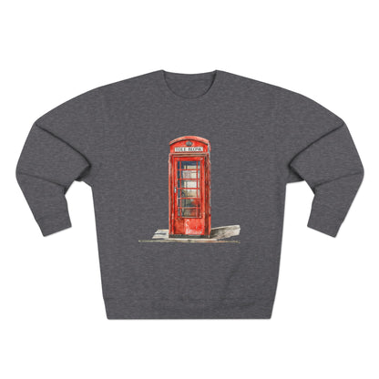 Unisex Crewneck Sweatshirt - Iconic British Public Telephone