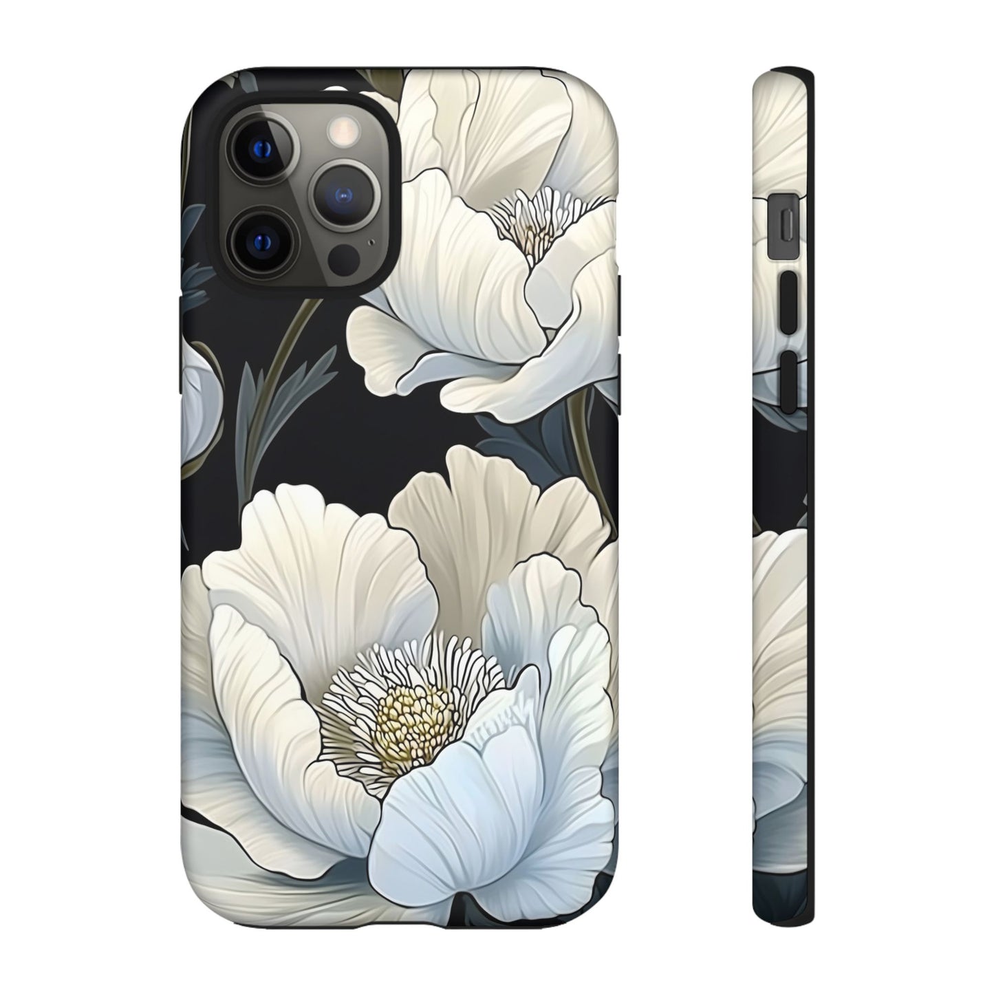 Floral Phone Case, Tough Cases for Women, Stylish Phone Cover, Floral Design Phone Protector, Nature Inspired Tech Accessories