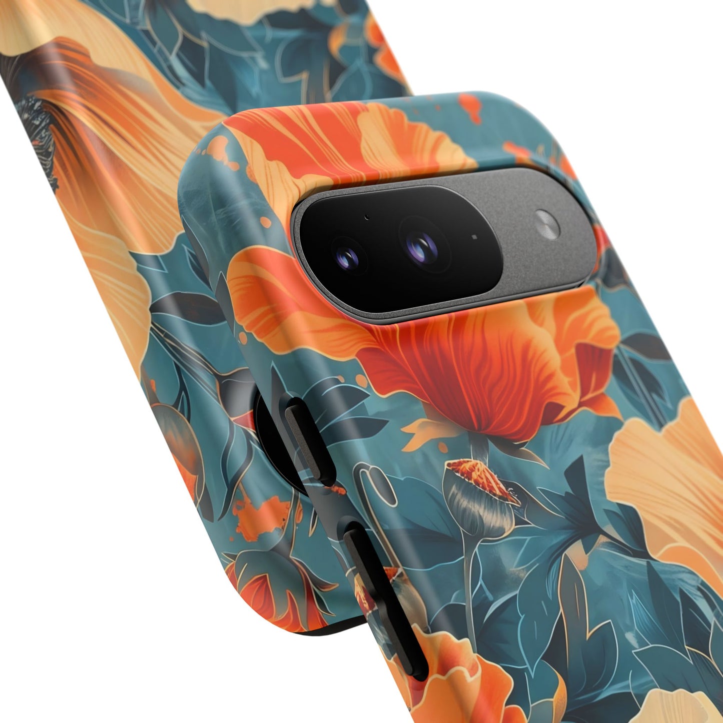 Floral Phone Case, Tough Cases for Protection and Style, Spring Aesthetic, Gift for Her, Phone Accessory for Nature Lovers