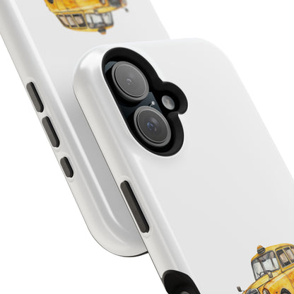 New York Taxi Magnetic Phone Case, Cute Gift for NYC Lovers, Travel Accessories, Unique Phone Cover, Durable Tough Case