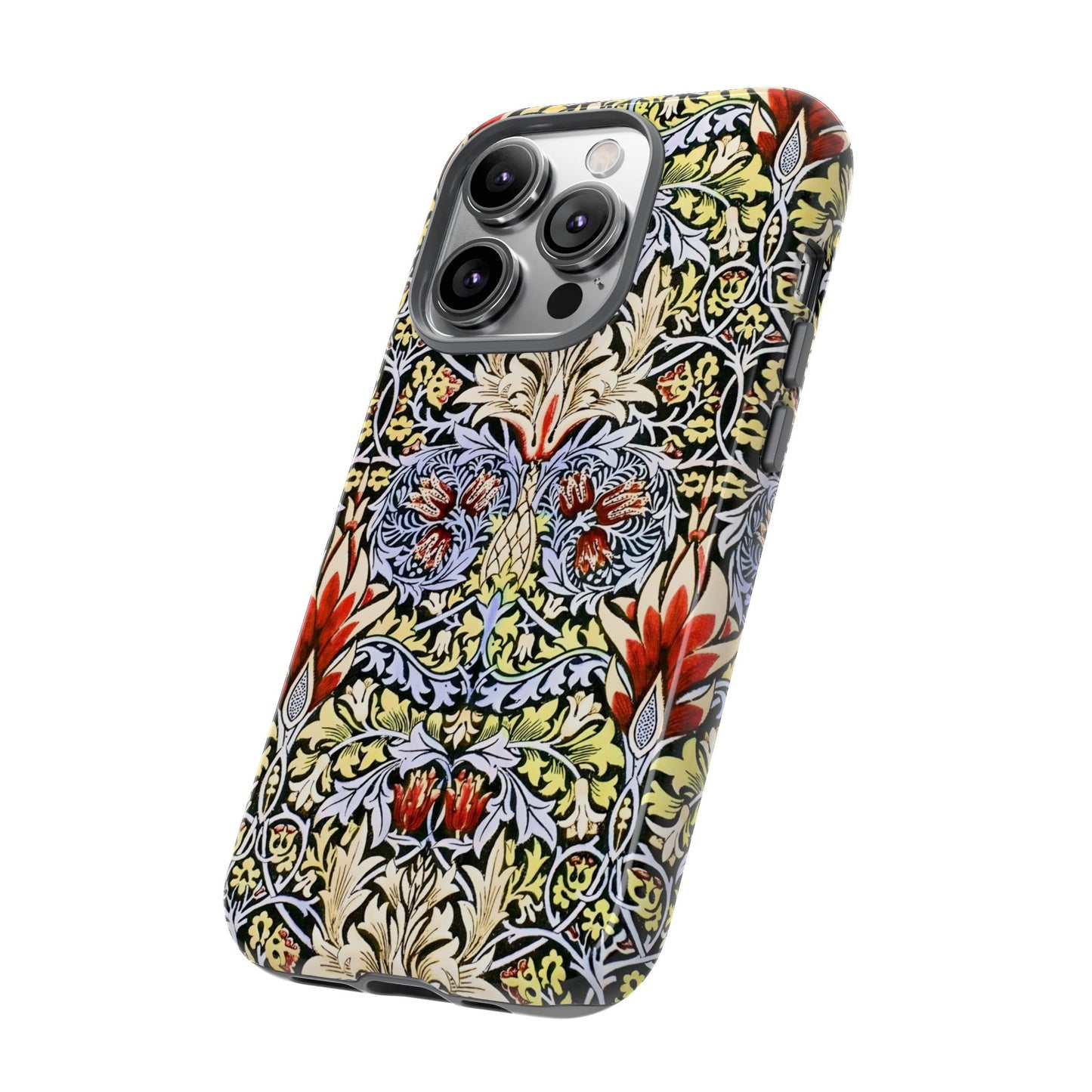 Stylish Phone Case - Floral Design, Tough Cases, Gift for Her, Phone Accessories, Trendy Tech, Unique Cell Phone Cover