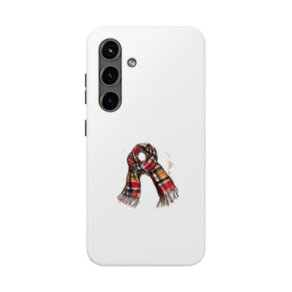 Cozy Plaid Scarf Phone Case - Tough Protection for Winter Style