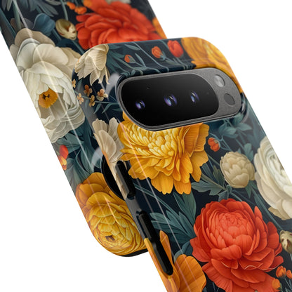Floral Tough Case for Phones | Durable Floral Phone Cover, Boho Chic, Unique Gift for Her, Phone Protection, Flower Design
