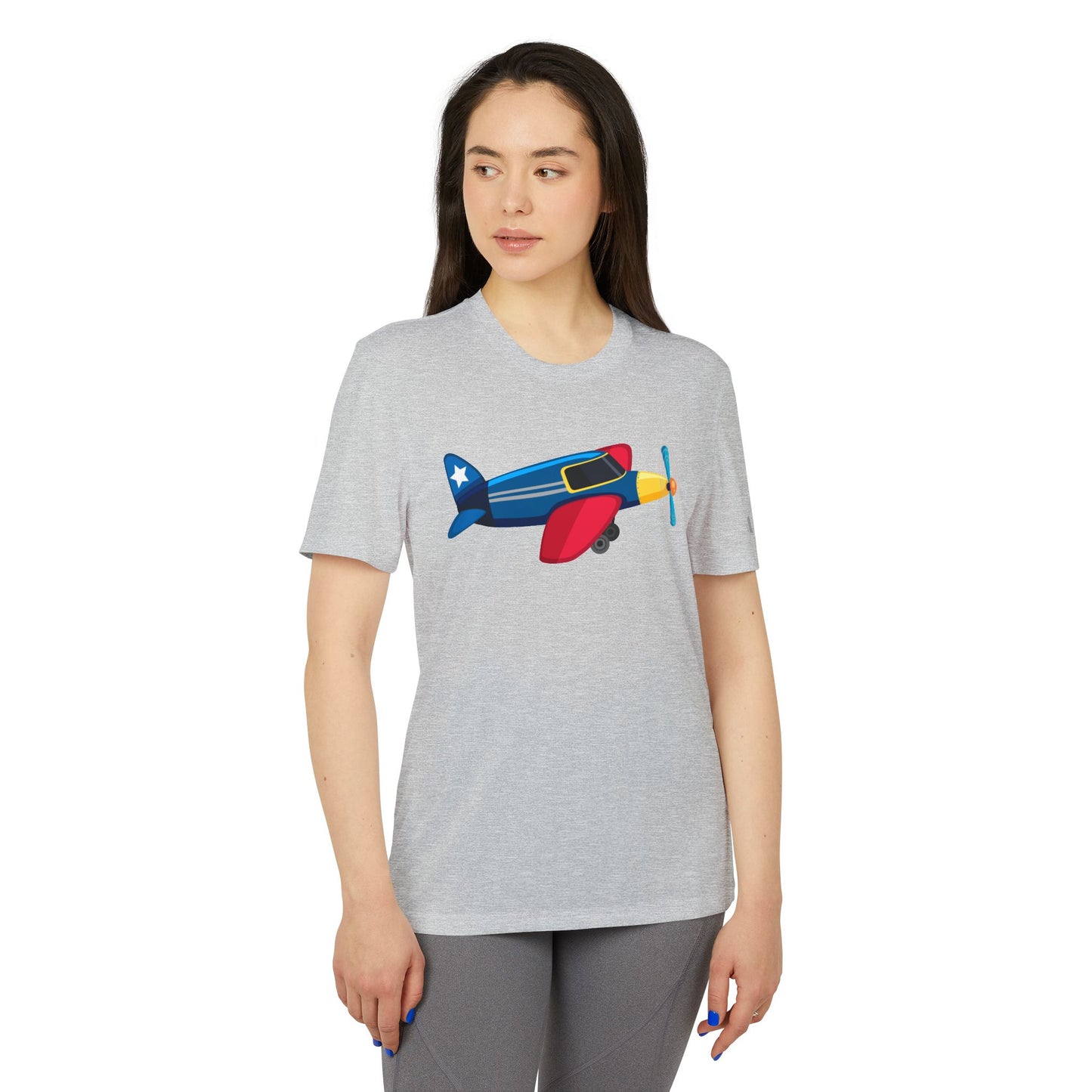 Sport T-Shirt for Adventure Lovers - Whimsical Plane - Vintage Airplane Illustration