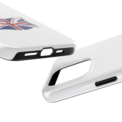British Flag Tough Phone Case, Durable Phone Cover, Union Jack Case, Gift for UK Lovers, Stylish Phone Protector