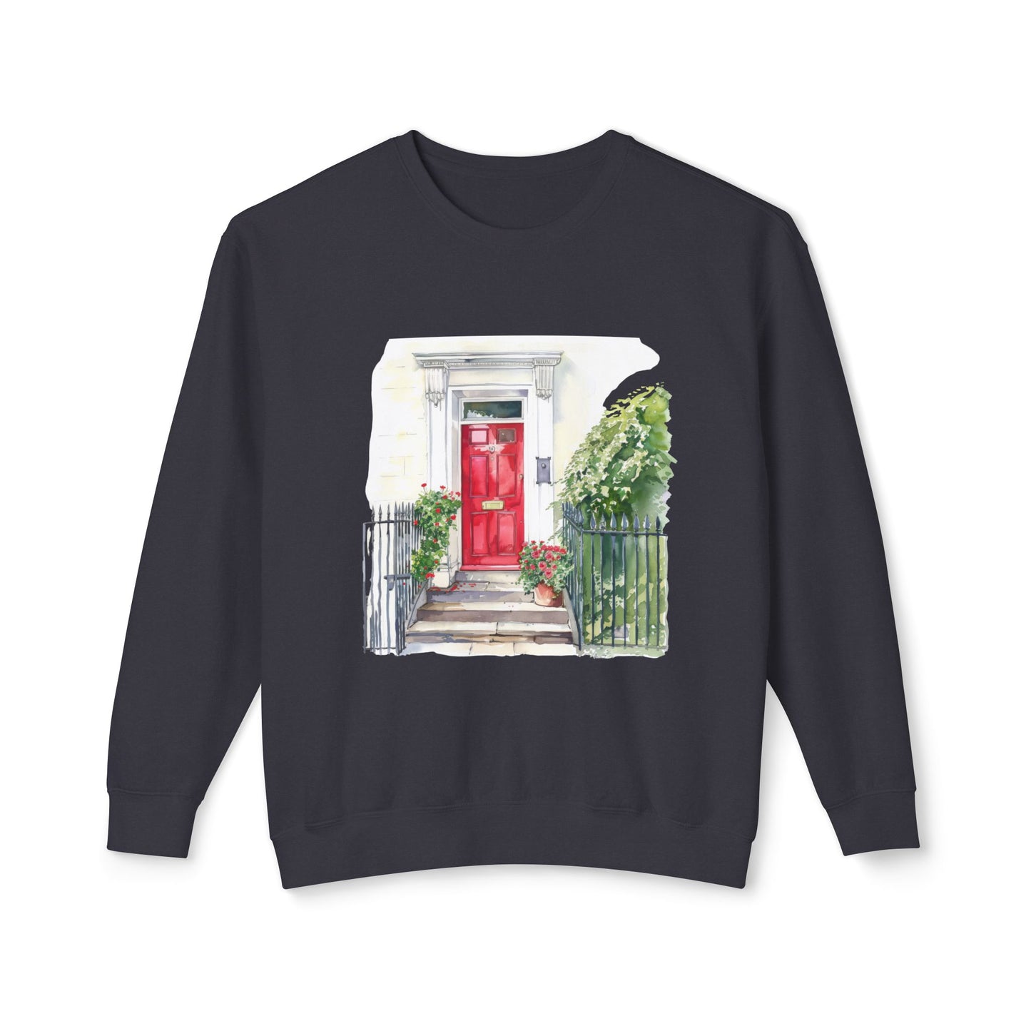 Unisex Lightweight Crewneck Sweatshirt - British Nature - Scenic Landscapes and Natural Beauty