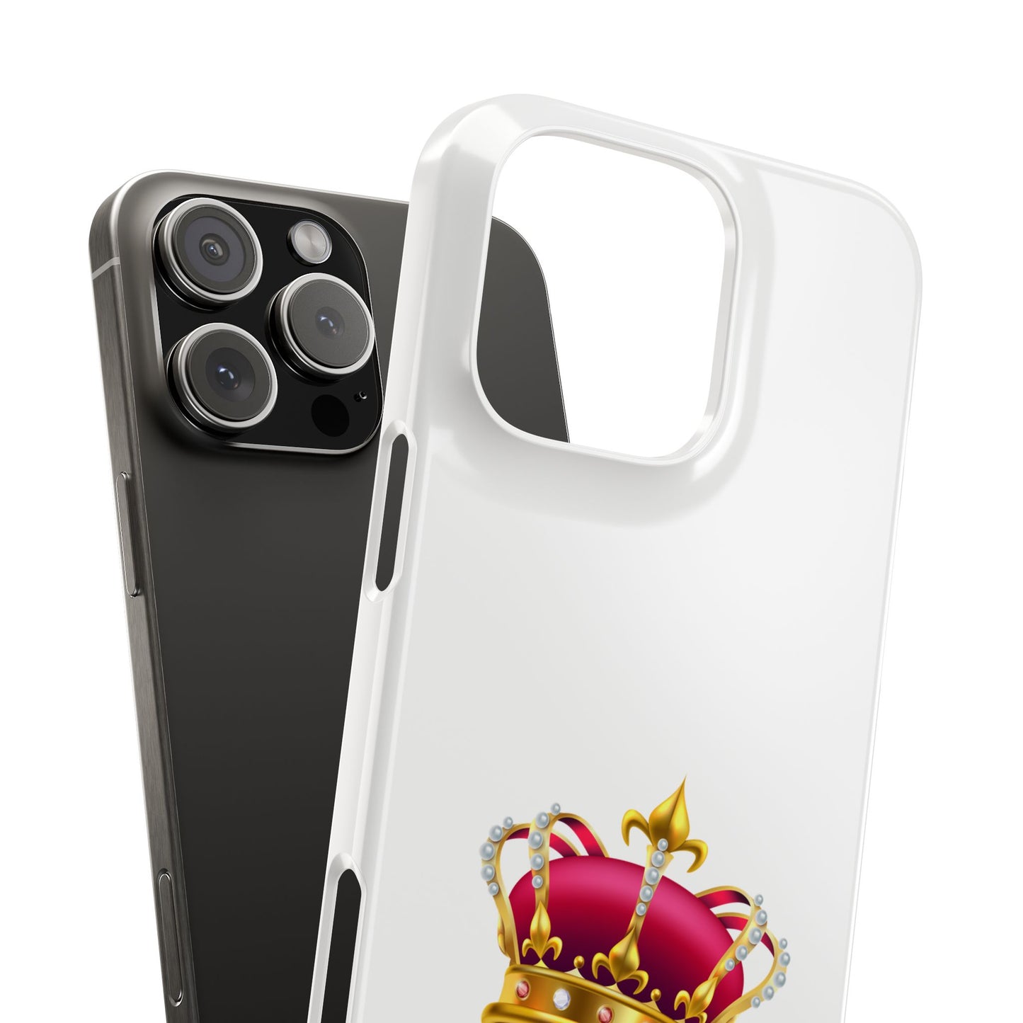 Stylish Crown Phone Case | Slim Fit, Fun Design, Ideal Gift for Royalty Lovers, Birthday or Holiday Present, Phone Accessories