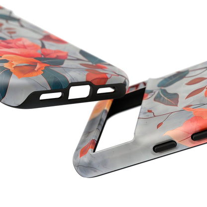 Floral Phone Case, Tough Cases, Flower Power, Gift for Her, Decorative Phone Cover, Trendy Accessories, Everyday Style