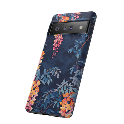 Floral iPhone Case, Tough Phone Cover, Gift for Her, Nature Lover Accessory, Spring Decor, Unique Floral Design