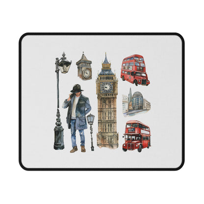 London Vibes Non-Slip Gaming Mouse Pad | Perfect Gift for Gamers, Home Office Decor, Desk Accessories, Unique Gamer Gear, Travel Enthusiast