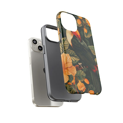 Tropical Toucan Phone Case, Exotic Bird Cover, Nature Lover Gift, Eco-Friendly Design, Customizable Tech Accessory