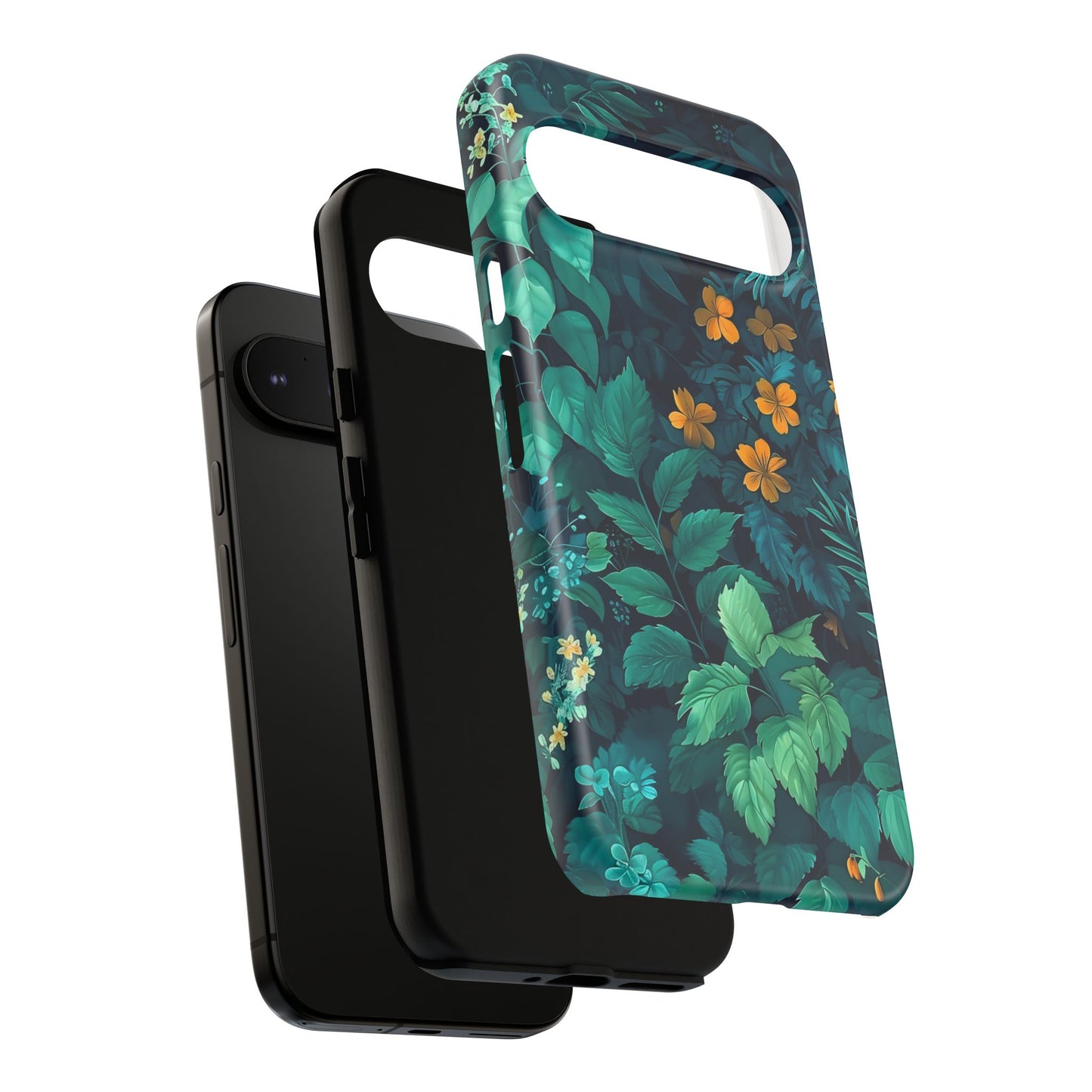 Tough Floral Phone Case, Floral Phone Cover, Nature-Inspired Phone Protector, Greenery Mobile Case, Eco-Friendly Gift Ideas