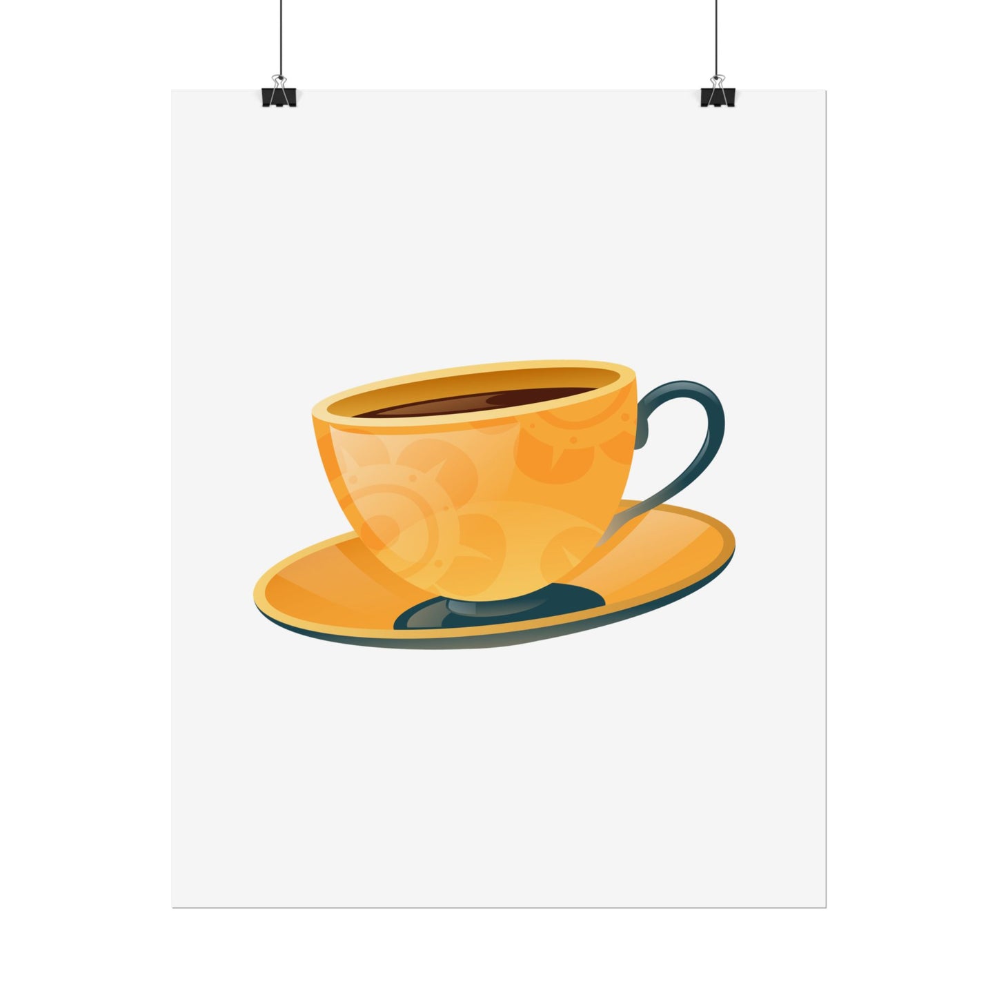 Coffee Lovers Rolled Posters, Cute Coffee Art, Kitchen Decor, Coffee Shop Print, Gift for Coffee Enthusiasts