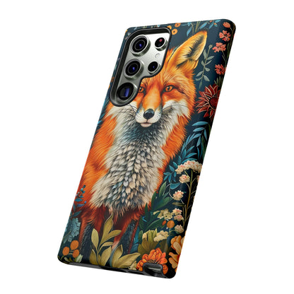 Vibrant Fox Phone Case, Tough Phone Cover, Unique Wildlife Accessory, Gift for Animal Lovers, Nature-Inspired Design