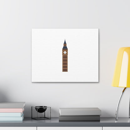 Big Ben Canvas Wall Art, Modern Home Decor, London Decor, Gift for Travel Lovers, Office Wall Art, Minimalist Art Print
