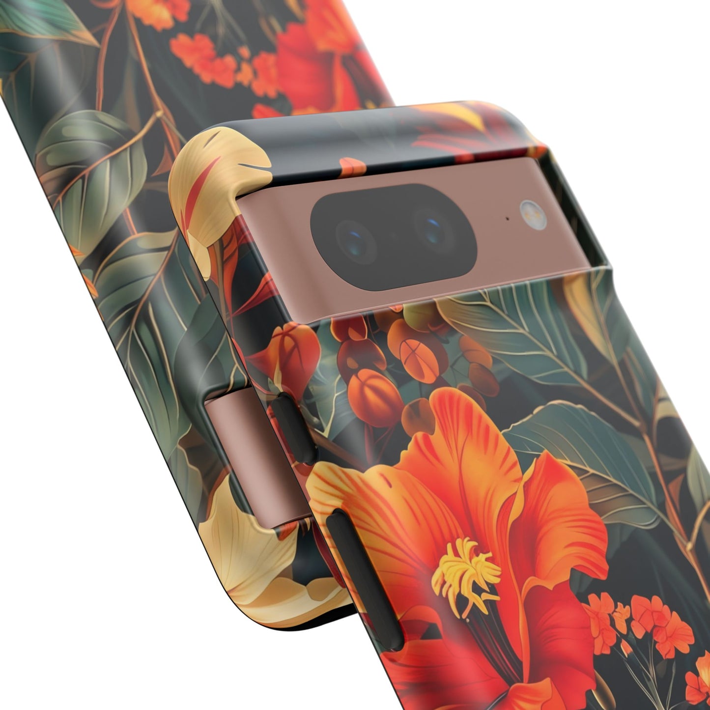 Tough Floral Phone Case | Tropical Vibe, Gift for Nature Lovers, Summer Beach Accessory, Floral Pattern, Trendy Phone Accessories