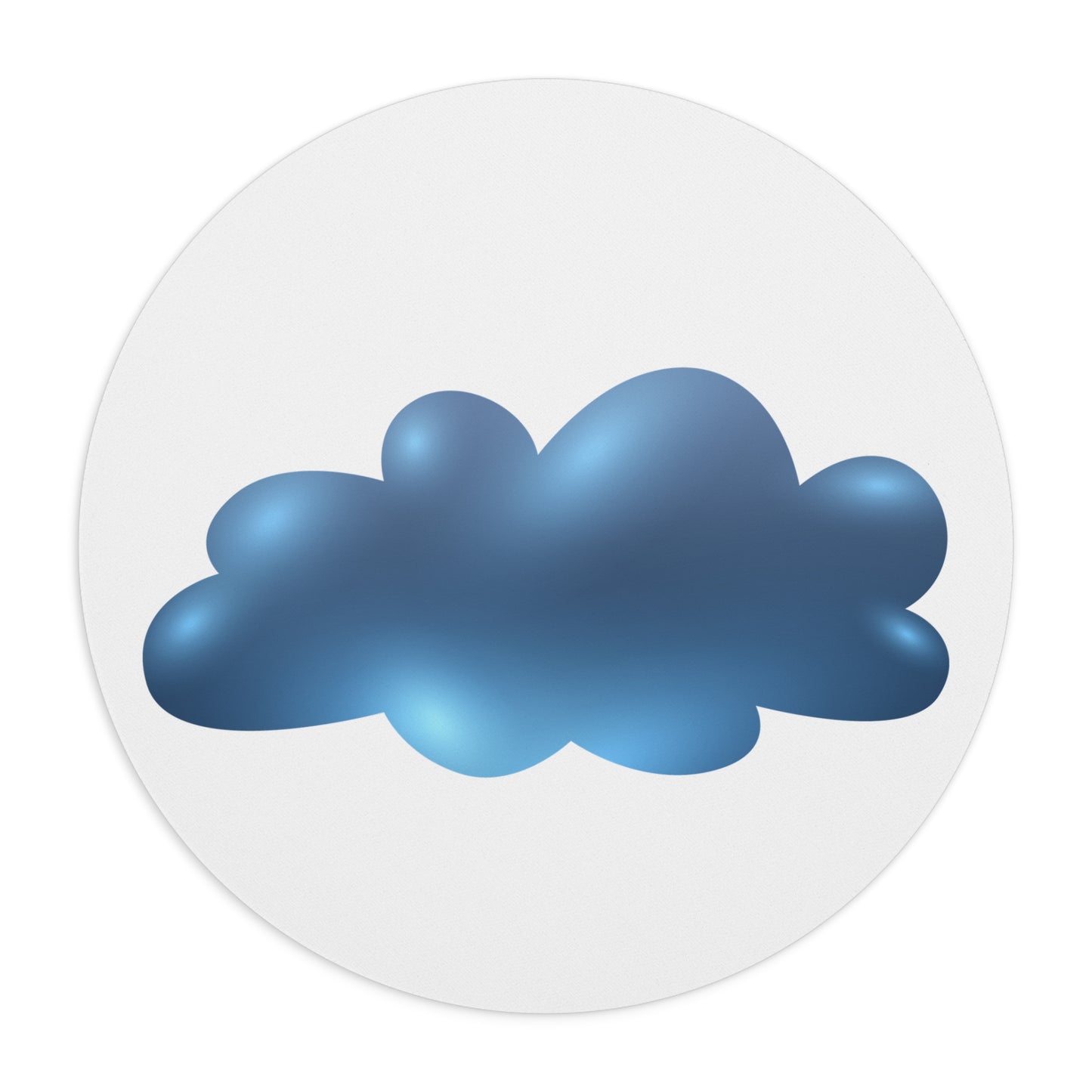 Cloudy Blue Mouse Pad, Office Desk Accessories, Cute Cloud Design, Gamer Gift, Work from Home Essentials, Birthday Present