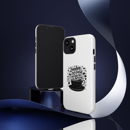 Posh Tea iPhone Case - London Accent Design