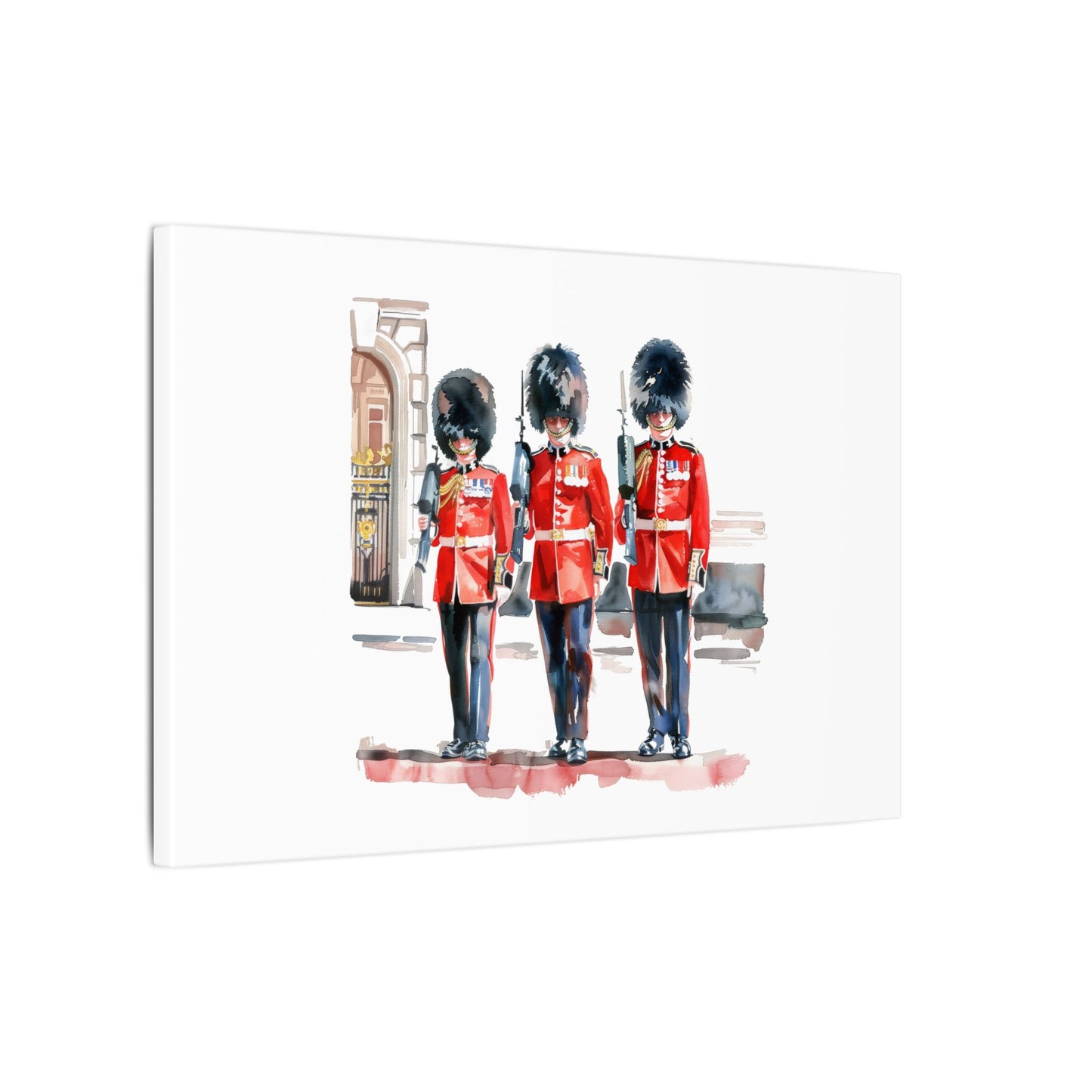 Royal Guards Canvas Print, British Wall Art, Home Decor, Unique Gift, London Culture