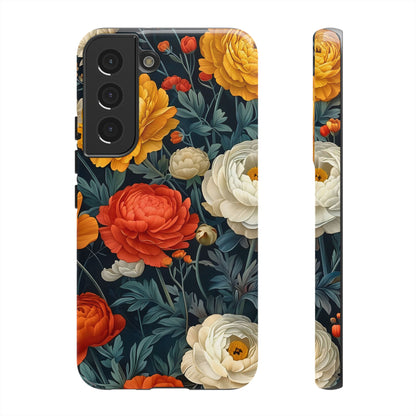 Floral Tough Case for Phones | Durable Floral Phone Cover, Boho Chic, Unique Gift for Her, Phone Protection, Flower Design
