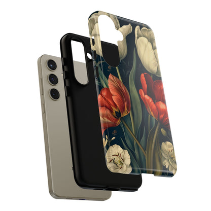 White Flower Tough Cases