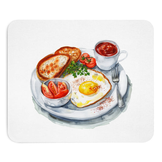 Breakfast Delight Mouse Pad, Cute Kitchen Decor, Foodie Gift, Desk Accessory, Cooking Enthusiast, Gift for Chefs