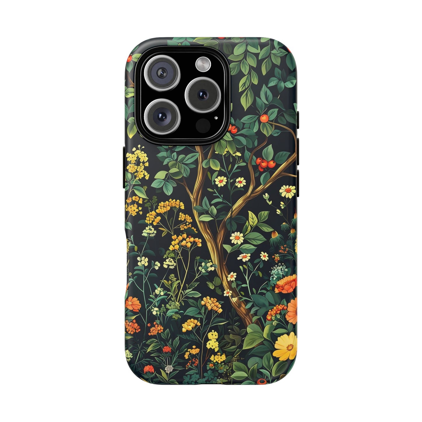 Floral Phone Case - Tough Cases, Colorful Nature Design, Gift for Flower Lovers, Phone Accessory, Unique Cell Phone Cover