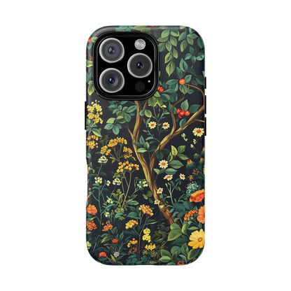 Floral Phone Case - Tough Cases, Colorful Nature Design, Gift for Flower Lovers, Phone Accessory, Unique Cell Phone Cover