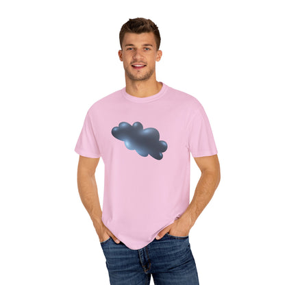 Serene Cloudscape - Dreamy Cloud Elegant Unisex Garment-Dyed T-shirt
