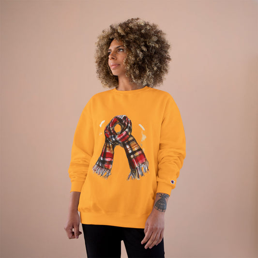 Champion Sweatshirt - Classic British Plaid Scarf Design
