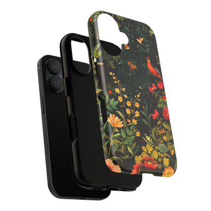 Floral Tough Phone Case, Nature-Inspired Design, Ideal for Garden Lovers, Gift for Birthdays, Christmas, Eco-Friendly Accessory